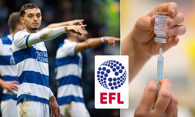 One quarter of footballers in  EFL 'DO NOT intend to get a Covid jab