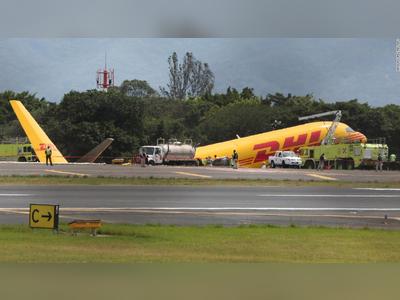 Costa Rica airport reopens after plane skids off runway, splits in two