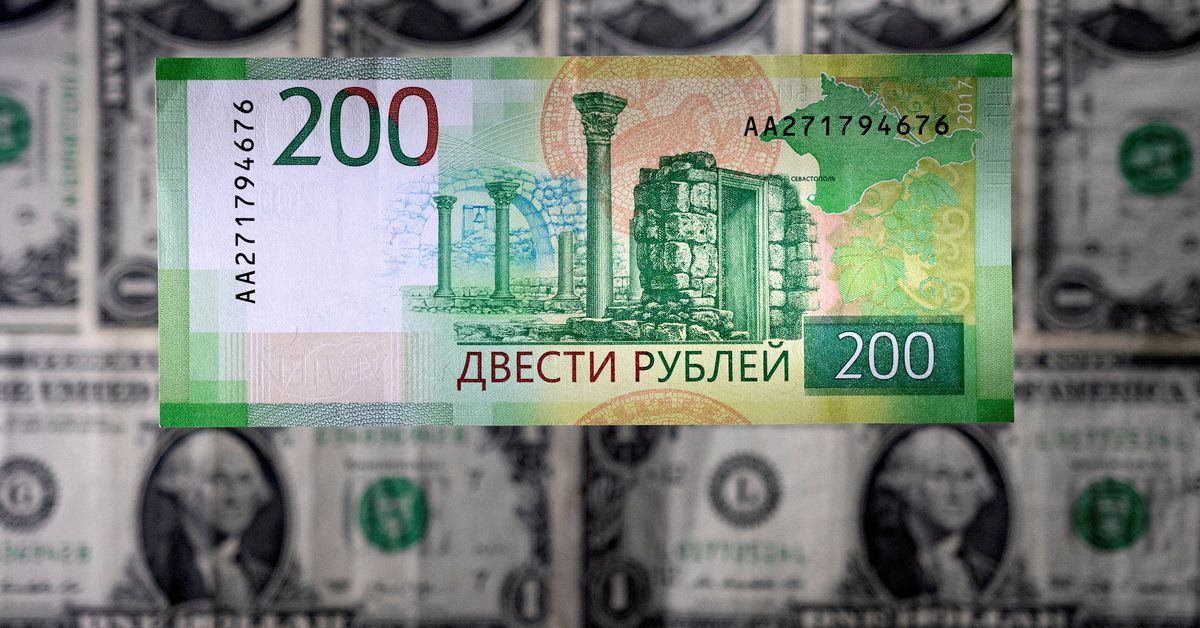 Russian rouble become the world's best-performing currency, the highest exchange rate in four years