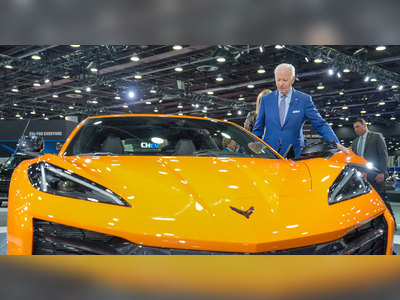 Joe Biden Mocked for Tweeting About EVs With Pic of Gas Car