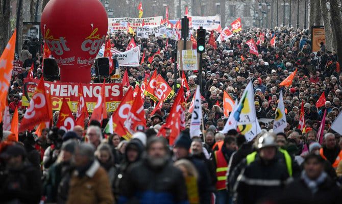 French protests against Macron’s pension reform gather momentum